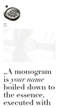 Mobile Screenshot of monogramsandsignets.com